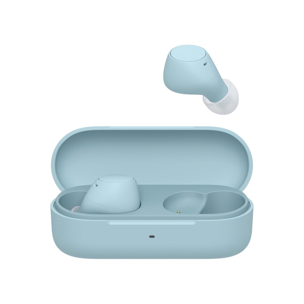 Sony WF-C510 Truly Wireless Earbuds, 22 hours battery life, Clearer hands-free calling, Multipoint Connection, Ambient Sound Mode, IPX4 Water Resistance, Blue, UAE Version - 1-Year warranty