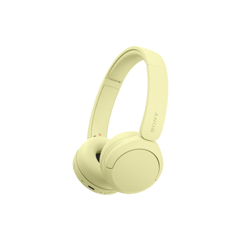 Sony WH-CH520 - Wireless Bluetooth Headphones, Multipoint, Built-in Mic - Up to 50 Hours of Battery Life and Fast Charge - Yellow