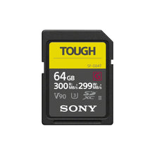 Sony Tough High Performance 64GB SDXC UHS-II Class 10 U3 Flash Memory Card with Blazing Fast Read Speed up to 300MB/s (SF-G64T/T1)
