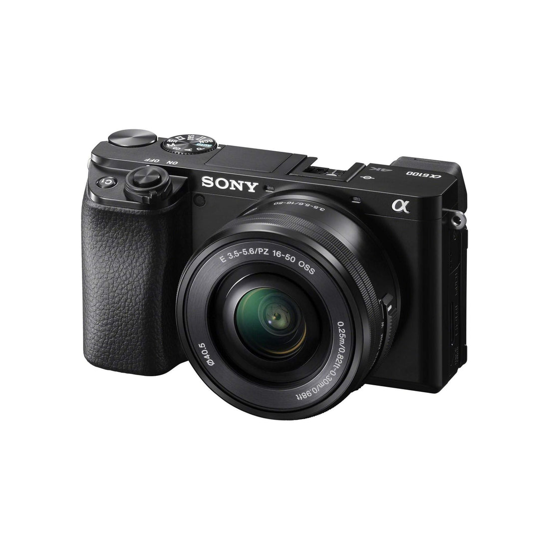 Sony A6100 Mirrorless Digital Camera with16-50mm Lens (Black)