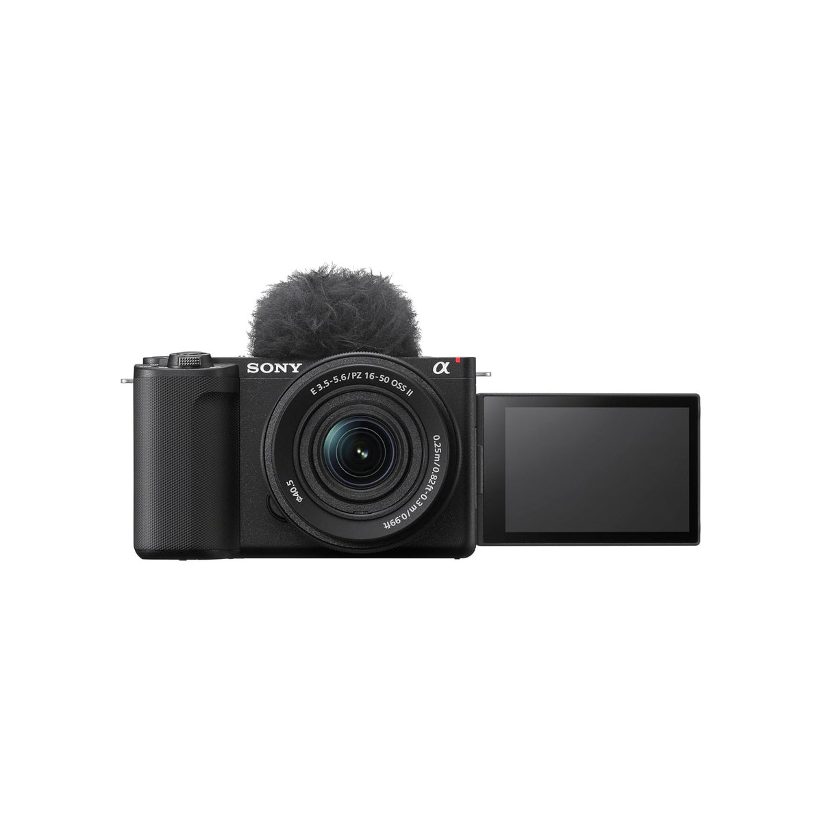 Sony Alpha ZV-E10 II Kit, Body + Lens, APS-C interchangeable-lens vlog camera, With 16-50 mm Lens, 26.0 MP Black