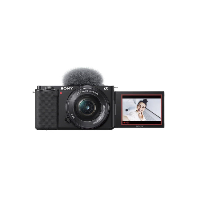 Sony ZV-E10 Power Zoom Lens Kit (16-50mm) APS-C Mirrorless Camera (Black)