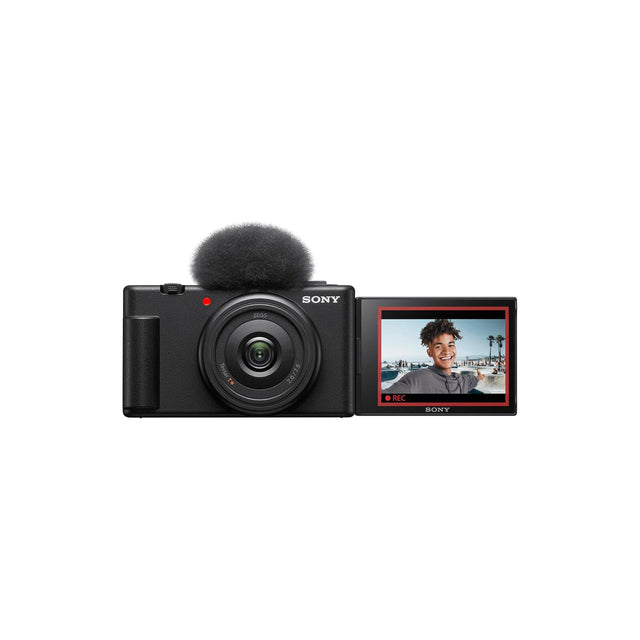 Sony Vlog camera ZV 1F Digital Camera Vari angle Screen, 4K Video, slow motion, Vlog features Black, ZV1FB.CE3
