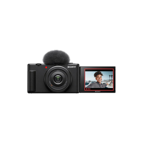 Sony Vlog camera ZV 1F Digital Camera Vari angle Screen, 4K Video, slow motion, Vlog features Black, ZV1FB.CE3