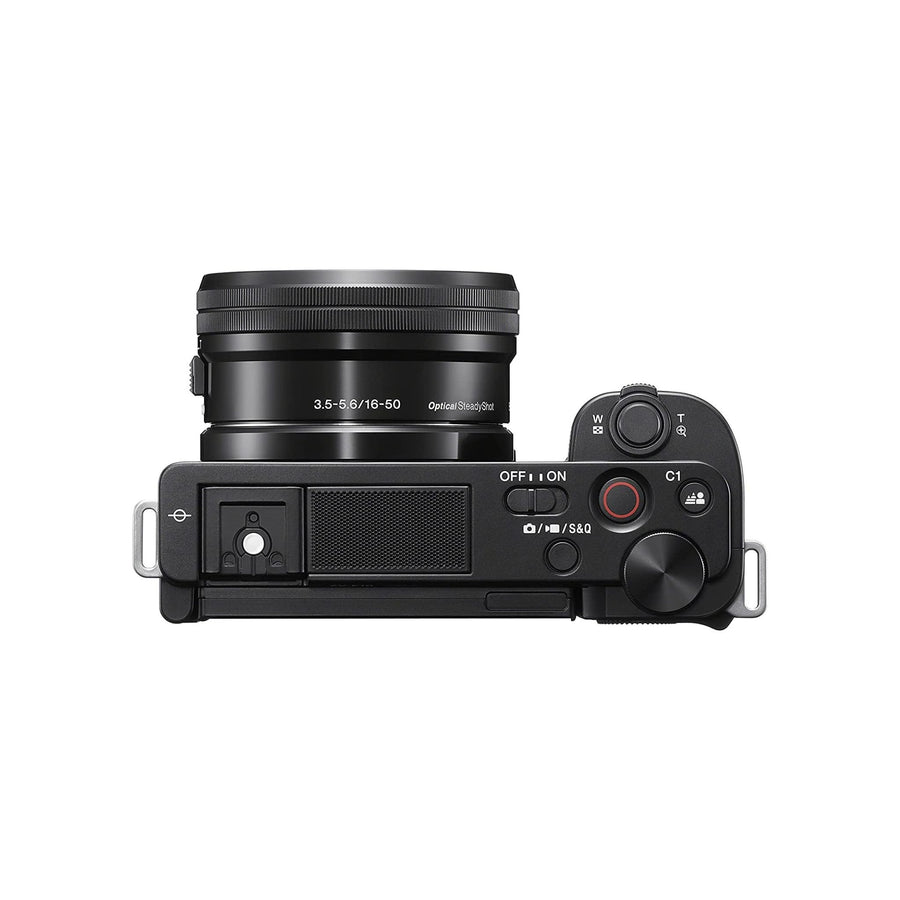 Sony Alpha ZV-E10L Interchangeable Lens Vlog Digital Camera with 16-50 mm Lens and Free Sony Wireless Grip with remote control and tripod feature