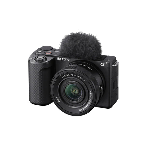 Sony's Alpha ZV-E10 II Kit, Body + Lens, APS-C interchangeable-lens vlog camera, With 16-50 mm Lens, 26.0 MP, Exmor CMOS Sensor, Black, UAE Model