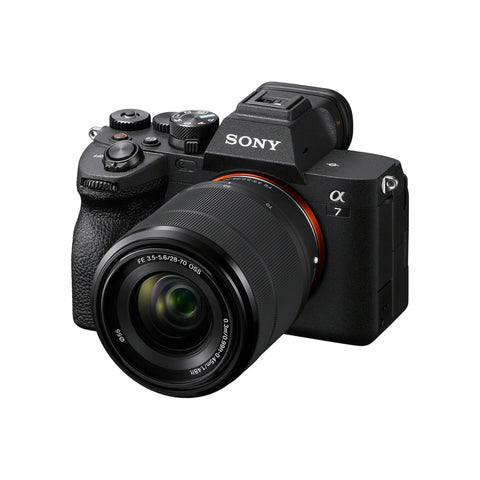 Sony Alpha 7 IV Kit (28-70mm) - Black - Mirrorless Camera - 33MP Full-Frame - 4K60p Video - 5-Axis Stabilization - BIONZ XR Processor - 759-Pt. Fast Hybrid AF - Real-time Eye AF