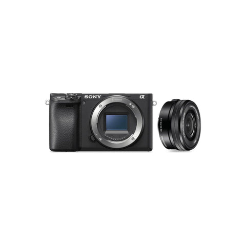 Sony Alpha A6400 Mirrorless Camera With 16-50 Lens Kit, Compact Aps-C Interchangeable Lens Digital Camera With Real-Time Eye Auto Focus, 4K Video & Flip Up Touchscreen, Ilce-6400Lb
