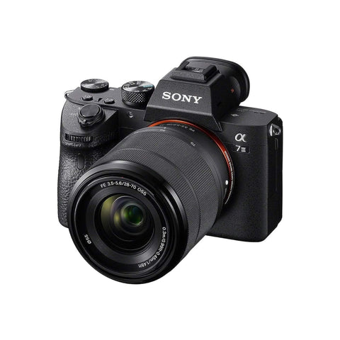 Sony Alpha A7 Iii Full-Frame Professional Camera 35Mm Sensor With Sel2870 Interchangeable Lens, 24.2 Megapixels - Black (Ilce-7M3K)