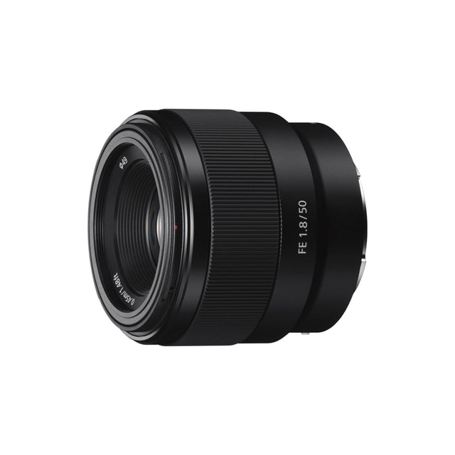 Sony FE 50mm F1.8 Compact Lightweight E Mount Lens with Beautiful Dedofusing Bokeh Compatible with Full Frame and APS C Camera SEL50F18F, Black, Lens Only