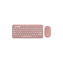Logitech Pebble 2 Combo, Wireless Keyboard and Mouse, Quiet and Portable, Customisable, Logi Bolt, Bluetooth, Easy-Switch for Windows, macOS, iPadOS, Chrome - Rose