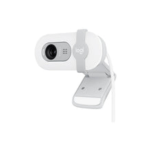 Logitech Brio 100 Full HD Webcam for Meetings and Streaming, Auto-Light Balance, Built-In Mic, Privacy Shutter, USB-A, for Microsoft Teams, Google Meet, Zoom and More - White