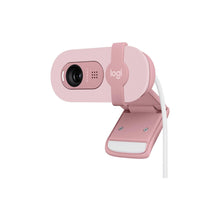 Logitech Brio 100 Full HD Webcam for Meetings and Streaming, Auto-Light Balance, Built-In Mic, Privacy Shutter, USB-A, for Microsoft Teams, Google Meet, Zoom and More - Rose