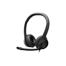 Logitech H390 Wired Headset for PC/Laptop, Stereo Headphones with Noise Cancelling Microphone, USB-A, In-Line Controls, Works with Chromebook - Black