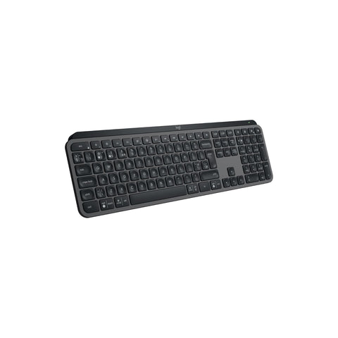 Logitech MX Keys S Wireless Keyboard, Low Profile, Fluid Precise Quiet Typing, Programmable Keys, Backlighting, Bluetooth, USB C Rechargeable, for Windows PC, Linux, Chrome, Mac - Graphite, INT Layout