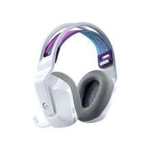 Logitech G733 LIGHTSPEED Wireless Gaming Headset with suspension headband, LIGHTSYNC RGB, Blue VO!CE mic technology and PRO-G audio drivers - White