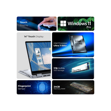 Dell Inspiron 14-7440 2-IN-1 Laptop, Intel Core Ultra 7-150U, 24GB RAM, 1TB SSD, 14
