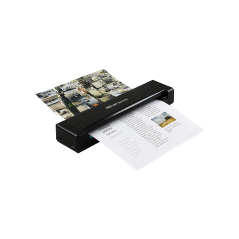 IRIScan Executive Portable Duplex Scanner - v4pro 8PPM Document Scanner: Free PDF Editor, USB, Scan to Word, PDF, XLS, Business Cards to Outlook, Duplex Scanner Win.
