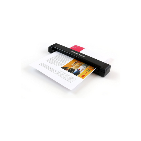 IRIScan Express Portable Scanner A4 - v4 8PPM: Document Scanner, Single-sided, USB, PDF Scanner, Scanning to Word, PDF, XLS, Business Cards to Outlook, Photo Scanner, Receipt Scanner, Win