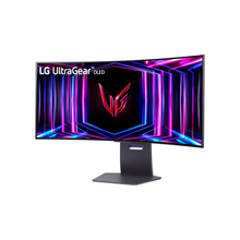 LG 34GS95QE 34-inch Ultragear OLED Curved Gaming Monitor WQHD 800R 240Hz 0.03ms DisplayHDR True Black 400 AMD FreeSync Premium Pro NVIDIA G-Sync HDMI 2.1 DisplayPort Tilt/Height/Swivel Stand Black