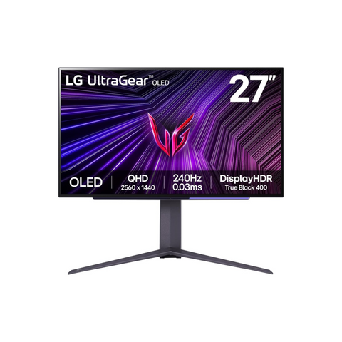 LG 27GS95QE-B PC monitor 67.3 cm [26.5] 2560 x 1440 pixels Quad HD OLED Black (OLED 27IN 2560 X 1440 0.03MS - 16:09 1500000:1 HDMI 2.1 X2)