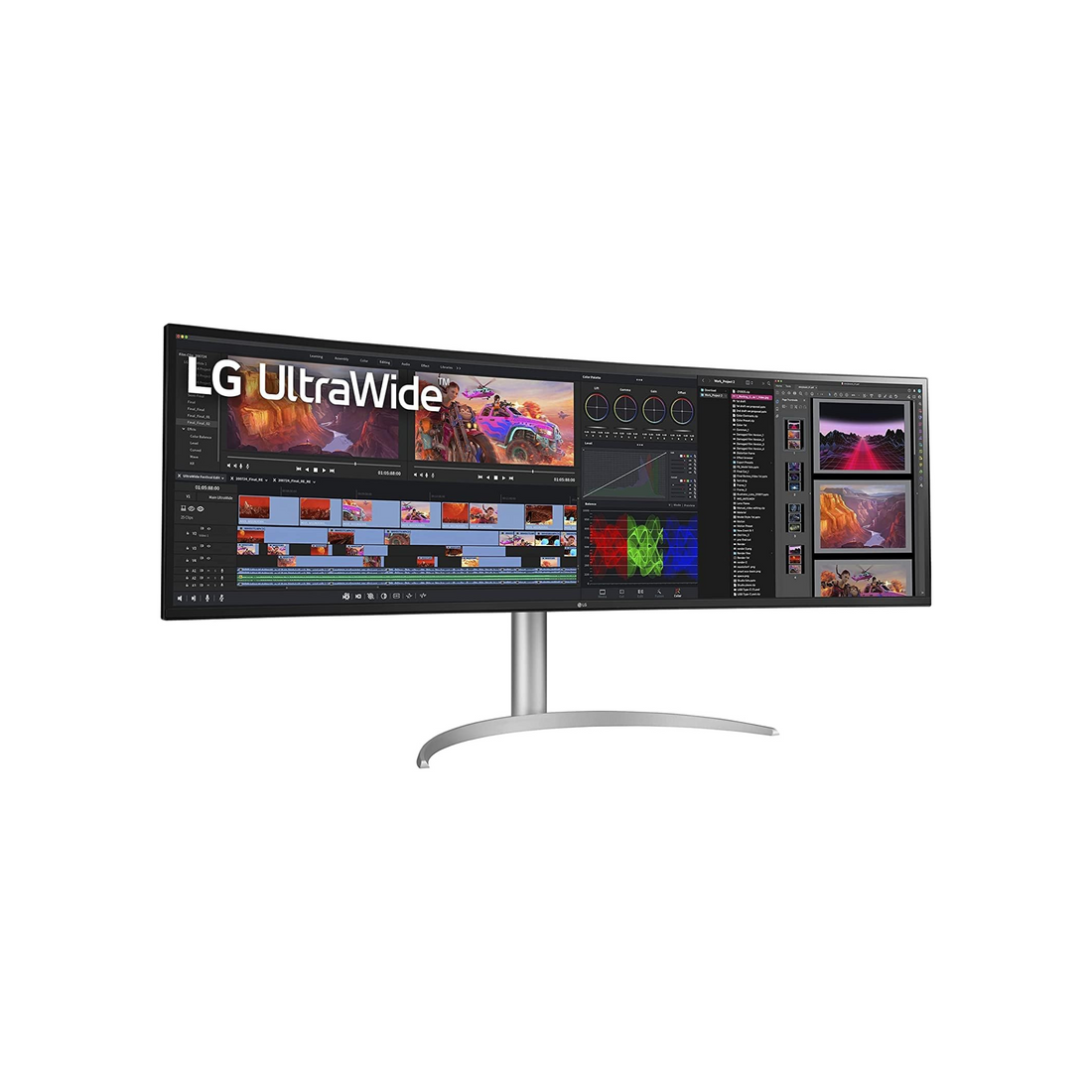 LG UltraWide Monitor (49WQ95C) – 49-Inch 32:9 Nano IPS Display