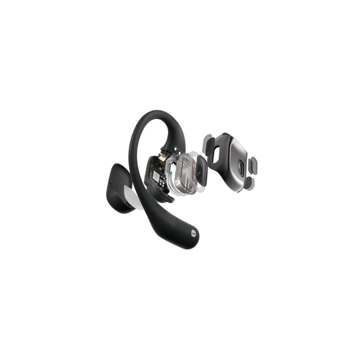 Shokz OpenFit True Wireless Open-Ear Earbuds with DirectPitch™ Audio and Secure Comfort
