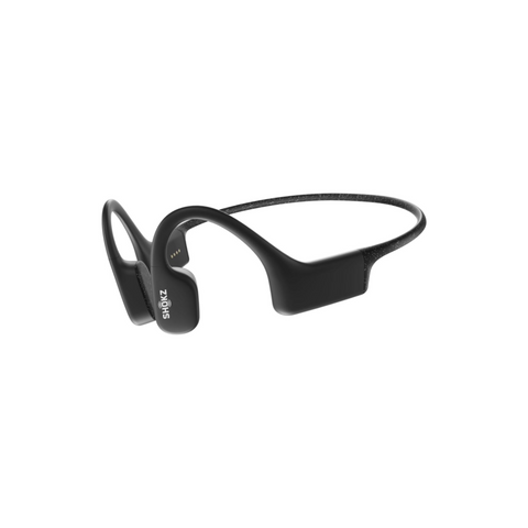 SHOKZ OpenSwim(formerly Xtrainerz) Swimming MP3 Headphones, Open-Ear Bone Conduction Headset, IP68 Waterproof, 4 GB Memory, MP3 Player For Swimming, Surfing, Running【No Bluetooth】（Black Diamond）