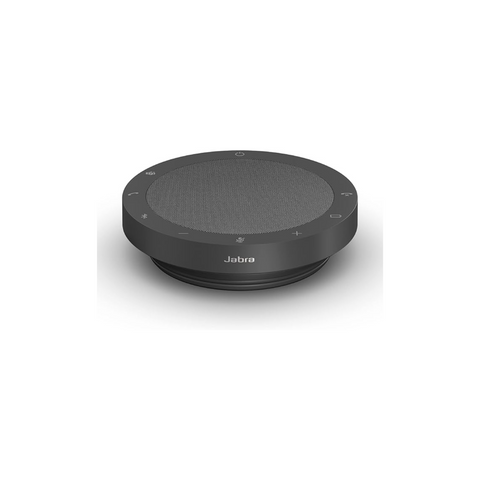 Jabra Speak2 55 Wireless Bluetooth Speakerphone - Portable Speaker with 4 Noise-Cancelling Mics, 50mm Full-Range Speakers & Wideband Audio - Certified Microsoft Teams Speaker - Dark Grey