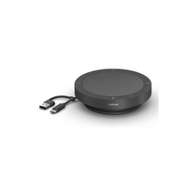 Jabra Speak2 40 Portable Speakerphone - 4 Noise-Cancelling Mics, Full-Range 50mm Portable Speaker, Wideband Audio and USB-A and USB-C Connections - Certified for Zoom and Google Meet - Dark Grey