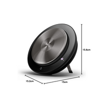 Jabra Speak 750 Speaker Phone - Microsoft Teams Certified Portable Conference Speaker with Bluetooth Adapter and USB - Connect with Laptops, Smartphones and Tablets- Black