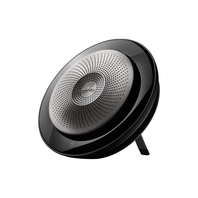 Jabra Speak 710 UC Wireless Bluetooth Speakerphone with Link 370 USB Adapter – Portable Conference Speaker for Holding Meetings Anywhere with Immersive Sound - Certified for Zoom & Google Meet