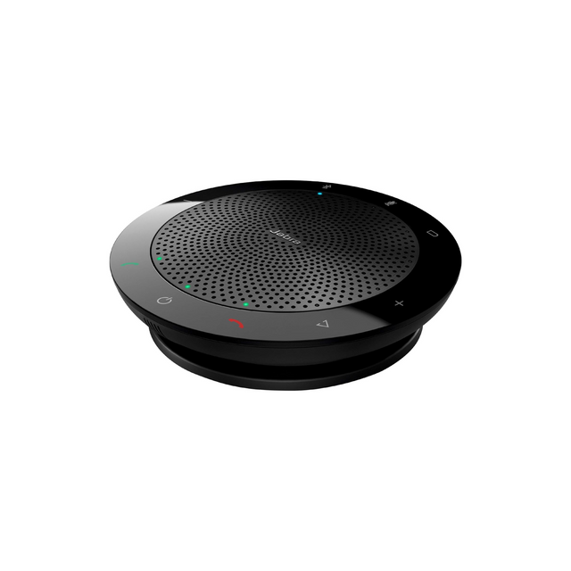 Jabra Speak 510 Speaker Phone - Microsoft Certified Portable Bluetooth Conference Speaker with USB - Connect with Laptops, Smartphones and Tablets, Black