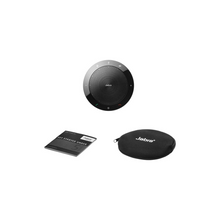 Jabra Speak 510+ Speaker Phone - Microsoft Certified Portable Conference Speaker with Bluetooth Adapter and USB - Connect with Laptops, Smartphones and Tablets, Black