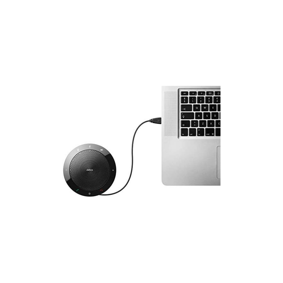 Jabra Speak 510 UC Portable USB & Bluetooth Speakerphone Easy Setup, Portable Speaker for Holding Meetings Anywhere with Outstanding Sound Quality (510 7510-209)