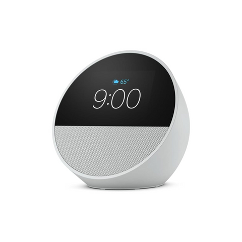 Amazon Echo Spot Wireless Speaker With Alexa Voice Control - White
