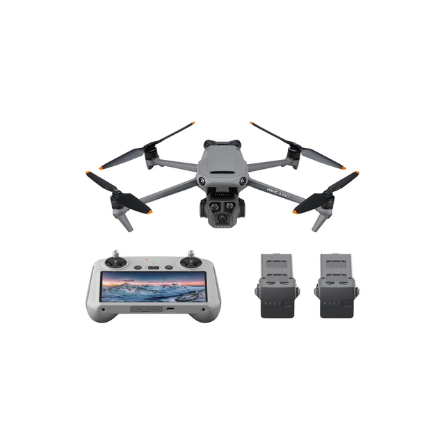 DJI Mavic 3 Pro Fly More Combo with DJI RC, Flagship Triple-Camera Drone with CMOS Hasselblad Camera, 15k video transmission, 3 Batteries