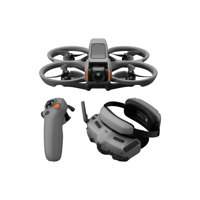 DJI Avata 2 Fly More Combo (1 Battery), FPV Drone with Camera 4K, Built-in Propeller Guard, Goggles 3 and RC Motion 3 Included,