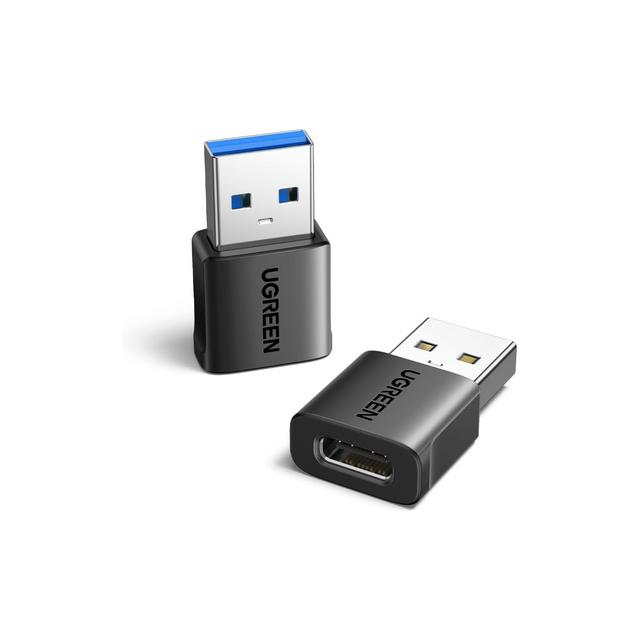 UGREEN USB C to USB Adapter 2Pack 10Gbps Type C to A Connector, C Female to A Male Adapter, TypeC Converter for iPad Pro Air, iPhone16 Pro Max,Galaxy S23 S24 Ultra