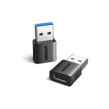 UGREEN USB C to USB Adapter 2Pack 10Gbps Type C to A Connector, C Female to A Male Adapter, TypeC Converter for iPad Pro Air, iPhone16 Pro Max,Galaxy S23 S24 Ultra