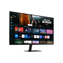 SAMSUNG 32-Inch M7 (M70D) Series 4K UHD Smart Monitor with Streaming TV, Speakers, HDR10, USB-C, Multiple Ports, Gaming Hub, SolarCell Remote, Vision Accessibility Tools, LS32DM702UNXGO, 2024, Black