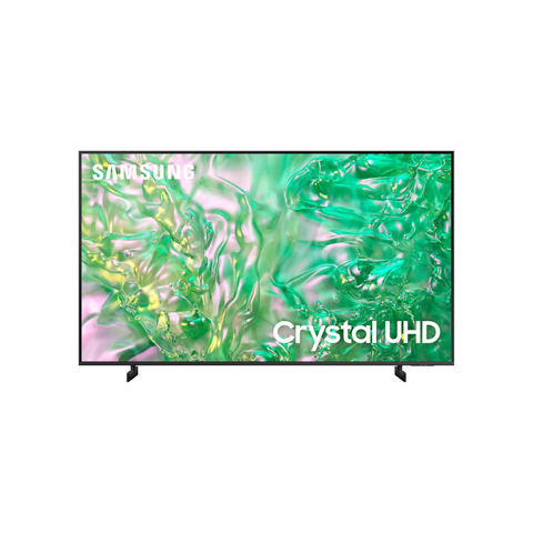 Samsung 65 Inch Crystal UHD TV, DU8000, 4K, Dynamic Crystal Color, AirSlim Design, Samsung Knox Security, Samsung TV Plus, Tizen Smart TV, UA65DU8000UXZN (2024 - UAE Version)