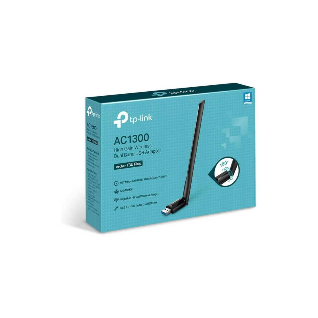 TP-Link Archer T3U Plus AC1300 High Gain USB WLAN Stick Adapter