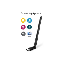 TP-Link AC600 High Gain USB Wi-Fi Dongle, Dual Band Wi-Fi Adapter with 5dBi Antenna for PC/Desktop/Laptop, Supports Windows11/10/8.1/8/7/XP, Mac OS X 10.9-10.14 (Archer T2U Plus)