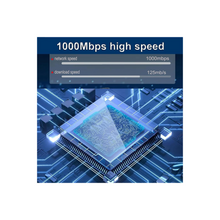 KWSLIN 1000Mbps Network Splitter, RJ45 Ethernet Splitter 1 to 4 High Speed Gigabit LAN Internet Splitter for Cat 5/5e/6/7/8, Supports Four Devices Working Simultaneously