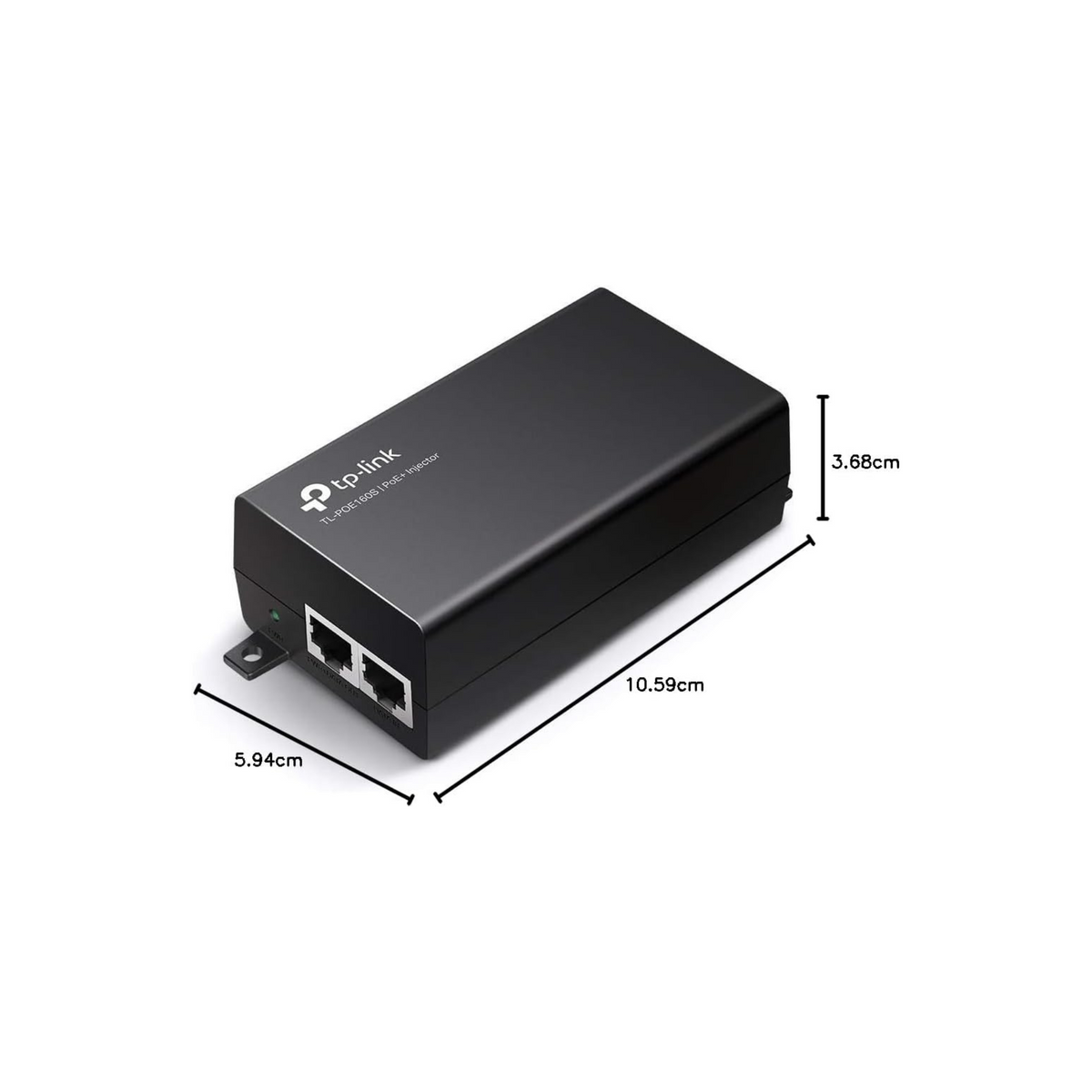 TP-Link 802.3at/af Gigabit PoE Injector | Non-PoE to PoE Adapter | Supplies PoE (15.4W) or PoE+ (30W) | Plug & Play | Desktop/Wall-Mount | Distance Up to 100m (PoE160S)