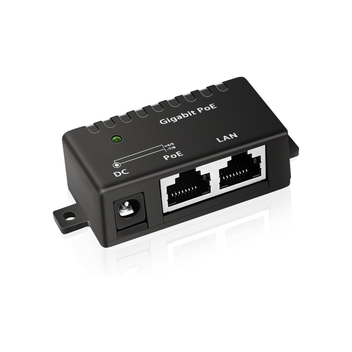 KASTWAVE Gigabit PoE Injector, Non-PoE to PoE Adapter, 30W PoE Adapter High Data Transmission IEEE 802.3at/af, 1 Port Power Over Ethernet Passive PoE Adapter, Distance Up to 100 Meters