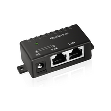 KASTWAVE Gigabit PoE Injector, Non-PoE to PoE Adapter, 30W PoE Adapter High Data Transmission IEEE 802.3at/af, 1 Port Power Over Ethernet Passive PoE Adapter, Distance Up to 100 Meters
