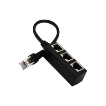 KASTWAVE Rj45 Ethernet Splitter Cable Rj45 1 Male to 3 Female Port Lan Ethernet Splitter Adapter Cable Lan Network Plug Connector Adapter for Cat5, Cat5e, Cat6, Cat7