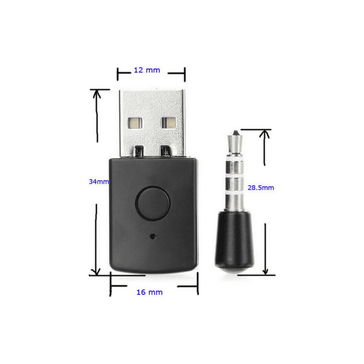 SKEIDO PS5 Bluetooth Adapter - Delaman Mini USB 4.0 Bluetooth Adapter/Dongle Receiver and Transmitters compatible with PS4 PS5 Playstation